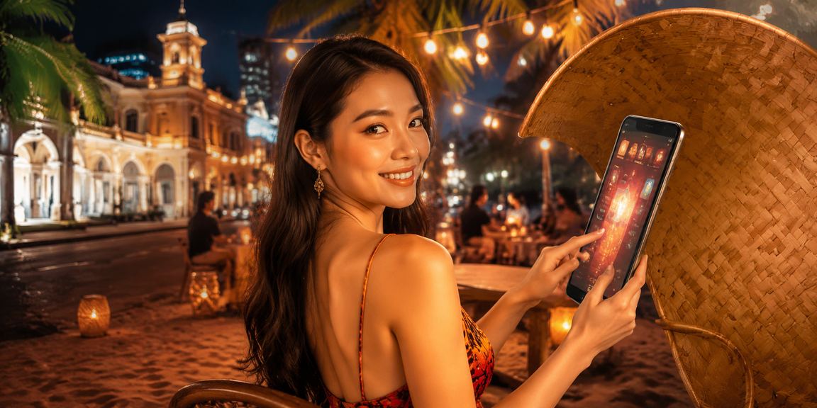 Người dùng xem thông tin tiền thưởng casino trên điện thoại tại TP.HCM
